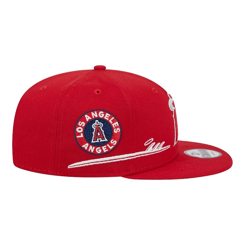 Anaheim Angels Red City Connect Icon New Era 9FIFTY Snapback Hat
