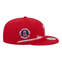Anaheim Angels Red City Connect Icon New Era 9FIFTY Snapback Hat