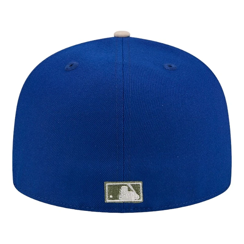 Seattle Mariners Royal Blue Canvas A-Frame New Era 59FIFTY Fitted Hat
