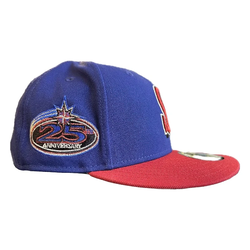 Seattle Mariners Royal and Red 25th Anniversary Patch New Era 59FIFTY Fitted Hat