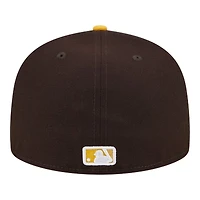San Diego Padres Brown Game Day Collection New Era 59FIFTY Fitted Hat