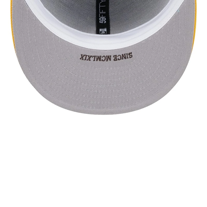 San Diego Padres Brown Game Day Collection New Era 59FIFTY Fitted Hat