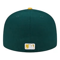 Oakland Athletics Green Game Day Collection New Era 59FIFTY Fitted Hat