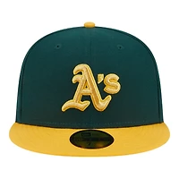 Oakland Athletics Green Game Day Collection New Era 59FIFTY Fitted Hat