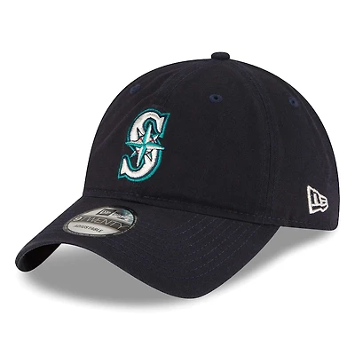 Seattle Mariners Navy Basic Core Classic New Era 9TWENTY Adjustable Hat