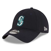 Seattle Mariners Navy Basic Core Classic New Era 9TWENTY Adjustable Hat