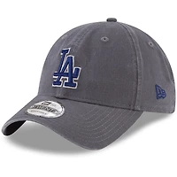 Los Angeles Dodgers Graphite Basic Core Classic New Era 9TWENTY Adjustable Hat