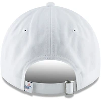 Los Angeles Dodgers White Basic Core Classic New Era 9TWENTY Adjustable Hat