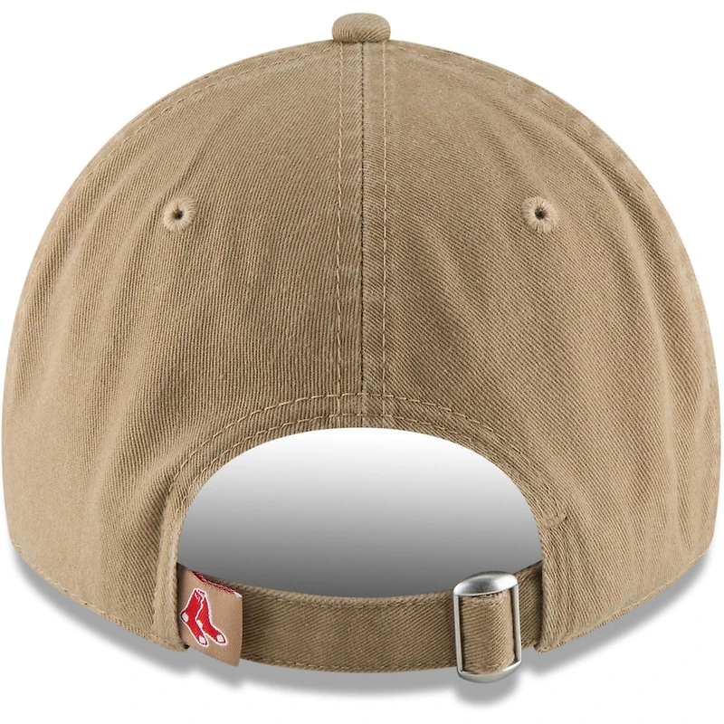 Boston Red Sox Khaki Basic Core Classic New Era 9TWENTY Adjustable Hat
