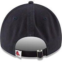 Boston Red Sox Navy Sox Logo Basic Core Classic New Era 9TWENTY Adjustable Hat