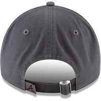 Atlanta Braves Graphite Basic Core Classic New Era 9TWENTY Adjustable Hat