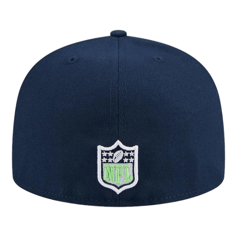 Seattle Seahawks Navy 2024 NFL Draft New Era 59FIFTY Fitted Hat
