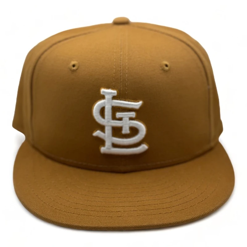 St. Louis Cardinals Tan with White Logo UV New Era 59FIFTY Fitted Hat