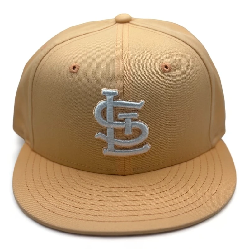 St. Louis Cardinals Peach with White Logo UV New Era 59FIFTY Fitted Hat