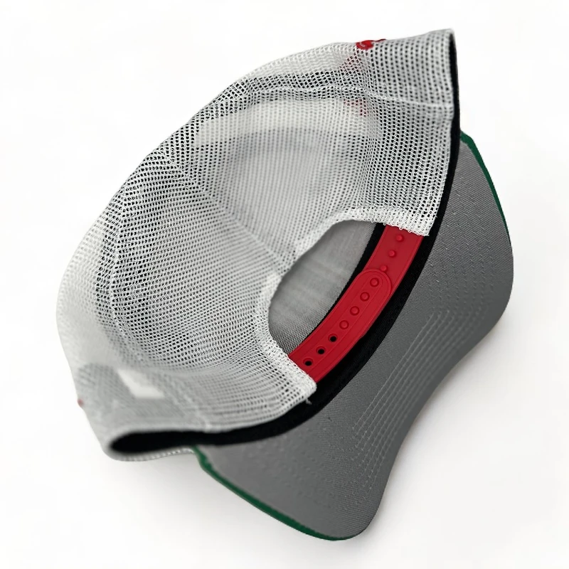 Mexico Red Green Two Tone White Mesh New Era A-Frame 9FORTY Snapback Hat