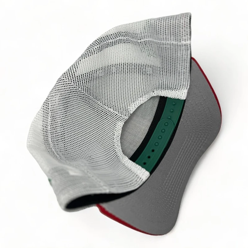 Mexico Green Red Two Tone White Mesh New Era A-Frame 9FORTY Snapback Hat