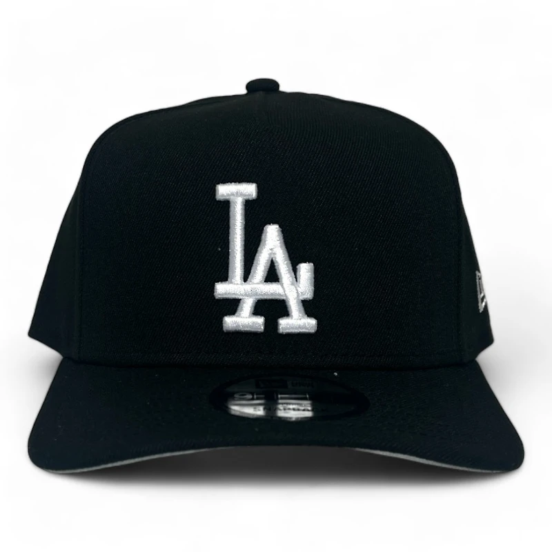 Los Angeles Dodgers Black Gray UV New Era A-Frame Snapback Hat