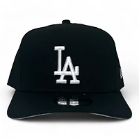 Los Angeles Dodgers Black Gray UV New Era A-Frame Snapback Hat