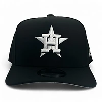 Houston Astros Black New Era A-Frame Snapback Hat