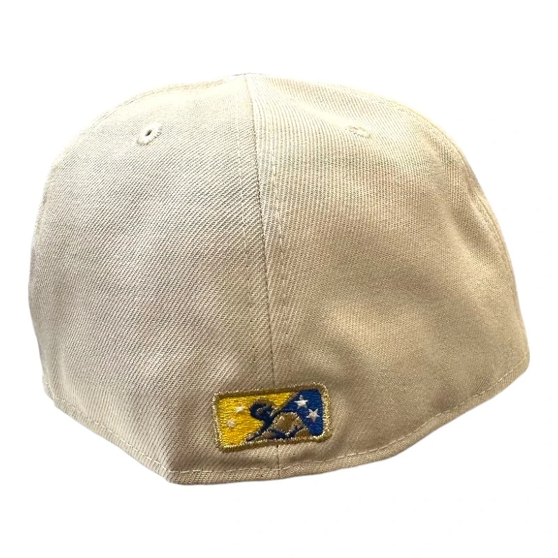 San Jose Giants Gray and Blue 30 Giant Seasons Patch UV MiLB New Era 59FIFTY Fitted Hat