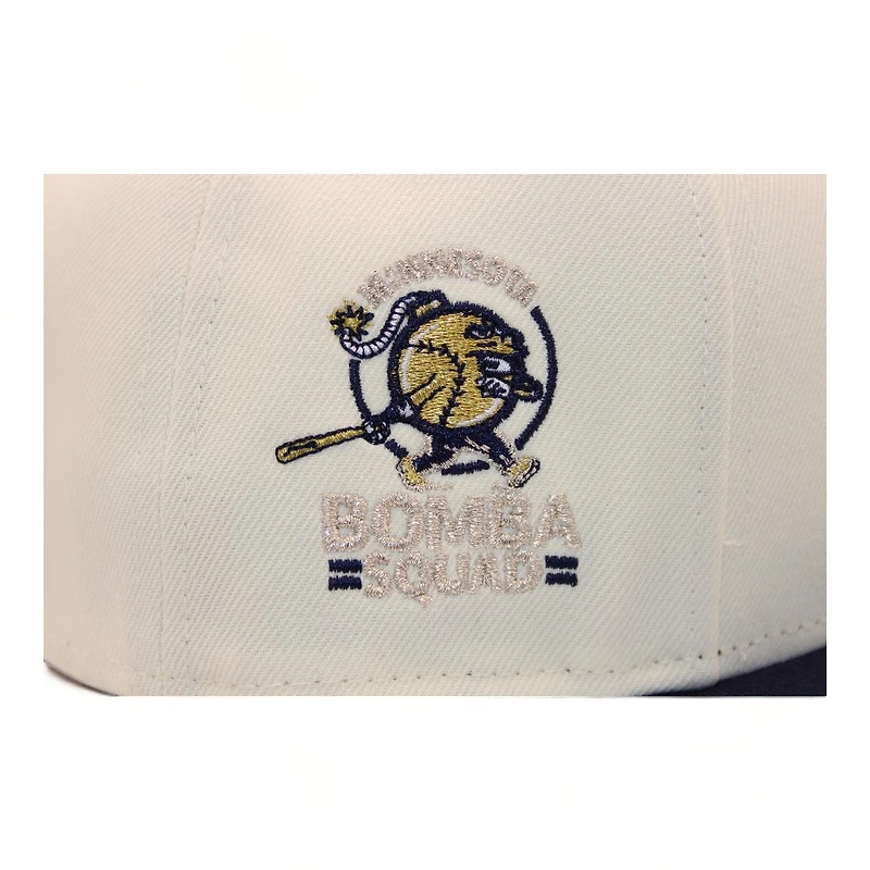 Minnesota Twins Cream and Navy Banger CG Pack Bomba Squad Patch Gray UV New Era 59Fifty Fitted Hat