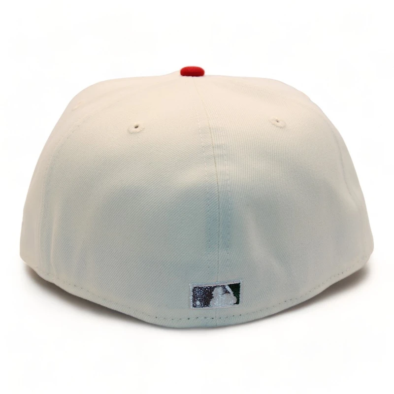 New York Yankees Cream and Green FittedLand CG Pack 50th Anniversary Patch Gray UV Era 59Fifty Fitted Hat