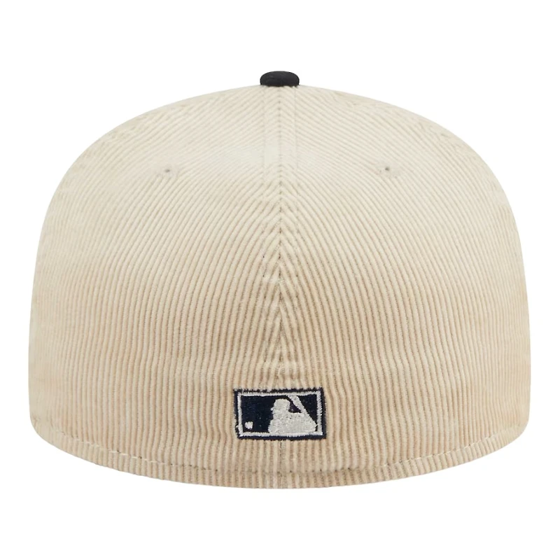 Houston Astros Off White Cord Classic New Era 59FIFTY Fitted Hat
