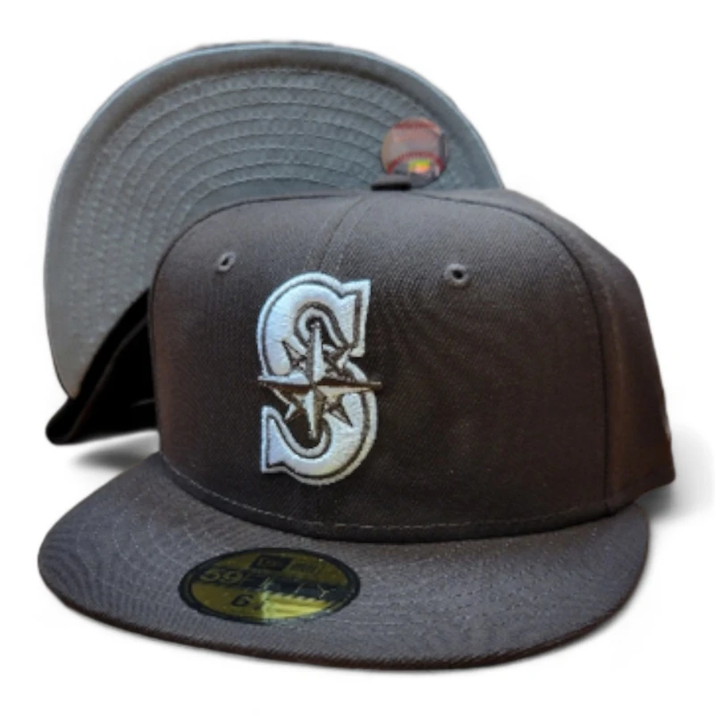 Seattle Mariners Burntwood New Era 59FIFTY Fitted Hat
