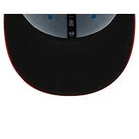 Miami Marlins Blue and Red Low Profile New Era 59FIFTY Fitted Hat