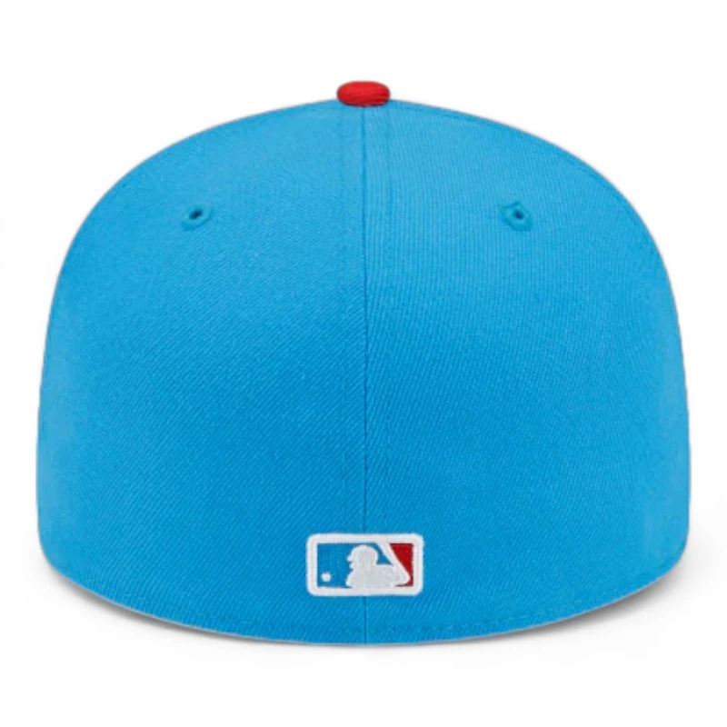 Miami Marlins Blue and Red Low Profile New Era 59FIFTY Fitted Hat