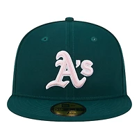 Oakland Athletics Mother's Day 2024 On Field Pink UV New Era 59FIFTY Fitted Hat