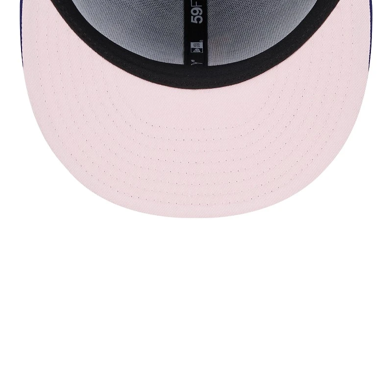 Los Angeles Dodgers Mother's Day 2024 On Field Pink UV New Era 59FIFTY Fitted Hat