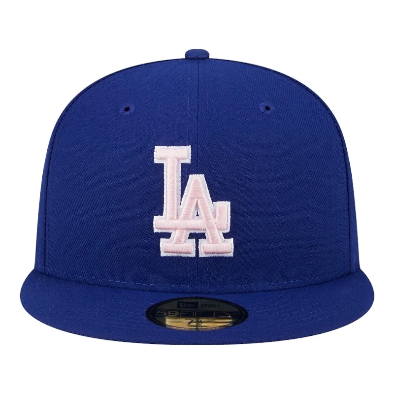 Los Angeles Dodgers Mother's Day 2024 On Field Pink UV New Era 59FIFTY Fitted Hat