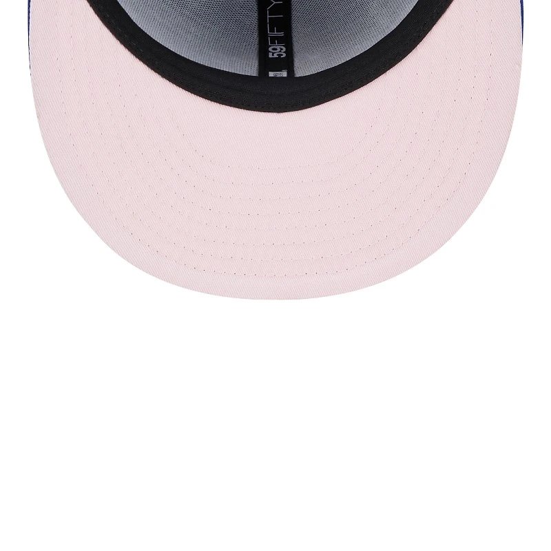 Chicago Cubs Mother's Day 2024 On Field Pink UV New Era 59FIFTY Fitted Hat