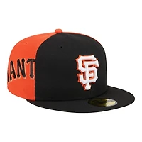 San Francisco Giants Black Game Day Sideswipe New Era 59FIFTY Fitted Hat
