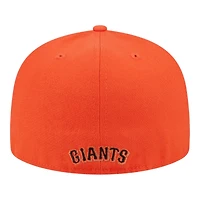 San Francisco Giants Black Game Day Sideswipe New Era 59FIFTY Fitted Hat