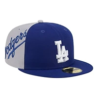 Los Angeles Dodgers Royal Blue Game Day Sideswipe New Era 59FIFTY Fitted Hat