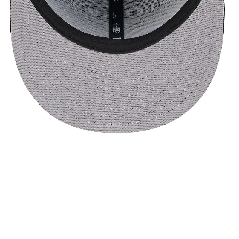 Las Vegas Raiders Black Game Day Sideswipe New Era 59FIFTY Fitted Hat