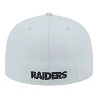 Las Vegas Raiders Black Game Day Sideswipe New Era 59FIFTY Fitted Hat