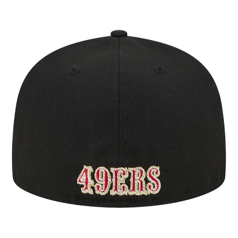 San Francisco 49ers Red Game Day Sideswipe New Era 59FIFTY Fitted Hat