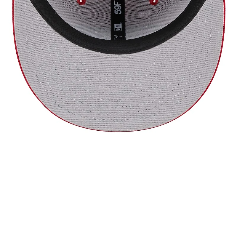San Francisco 49ers Red Game Day Sideswipe New Era 59FIFTY Fitted Hat