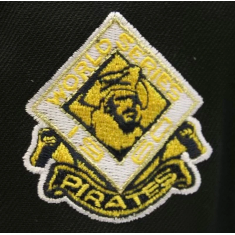 Pittsburgh Pirates Black "DPM Stock Pack" 1960 World Series Patch Gray UV New Era 59Fifty Fitted Hat
