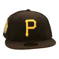 Pittsburgh Pirates Black "DPM Stock Pack" 1960 World Series Patch Gray UV New Era 59Fifty Fitted Hat