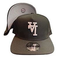 Los Angeles Dodgers Black Upside Down Logo New Era A-Frame Snapback Hat