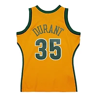 Seattle SuperSonics Kevin Durant Mitchell & Ness 2007-08 Hardwood Classics Swingman Player Yellow Alternate Jersey
