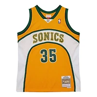 Seattle SuperSonics Kevin Durant Mitchell & Ness 2007-08 Hardwood Classics Swingman Player Yellow Alternate Jersey