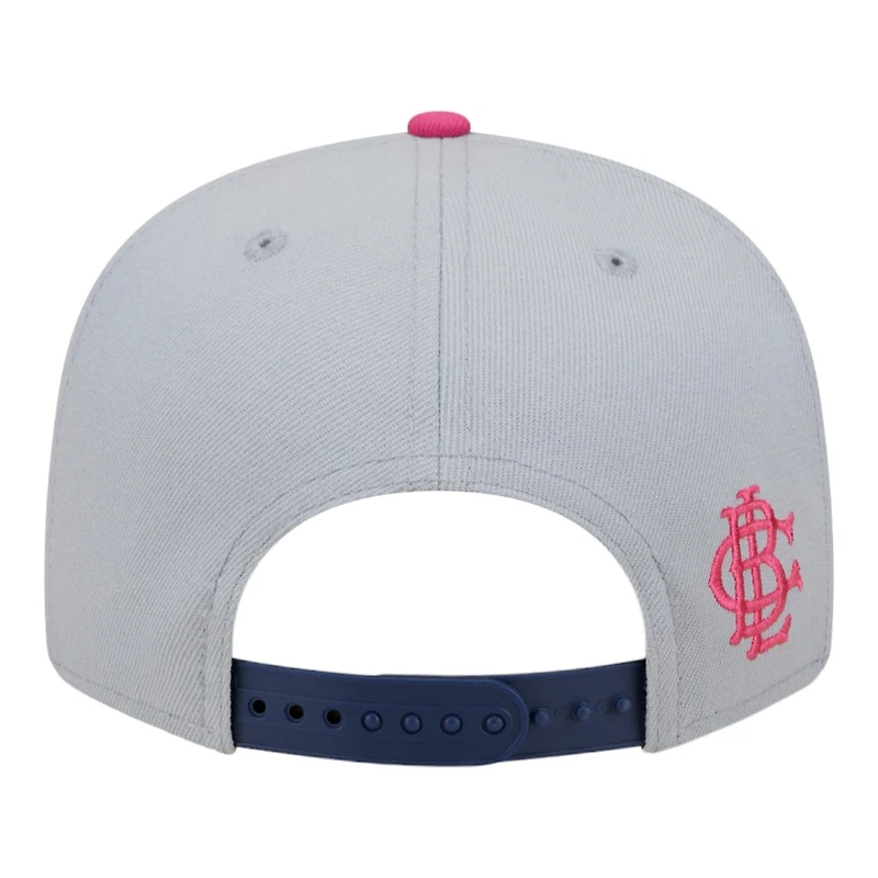 St. Louis Cardinals Gray and Navy Raspberry Big League Chew New Era 9FIFTY Snapback Hat