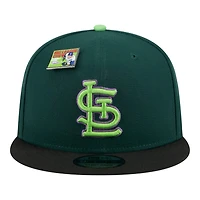 St. Louis Cardinals Green and Black Apple Big League Chew New Era 9FIFTY Snapback Hat