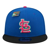 St. Louis Cardinals Blue and Black Watermelon Big League Chew New Era 9FIFTY Snapback Hat