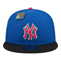 New York Yankees Blue and Black Watermelon Big League Chew New Era 9FIFTY Snapback Hat